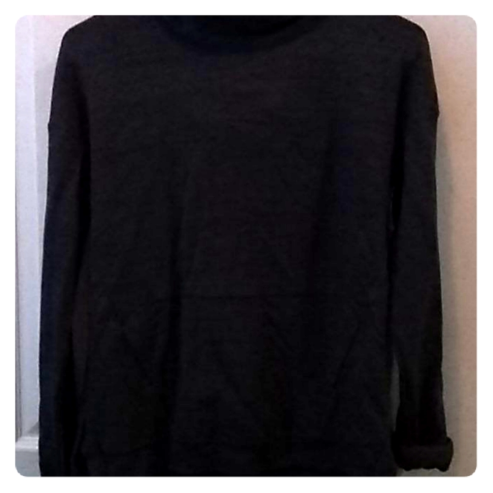 Grey/black kids hoodie